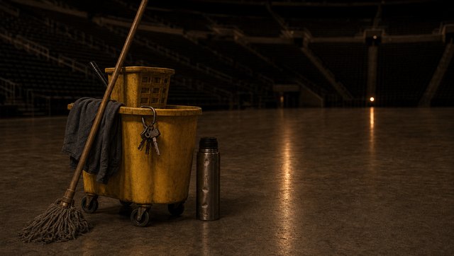 The custodian's cart