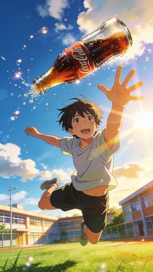 Anime Refresh: cel-shaded anime, sparkling summer light