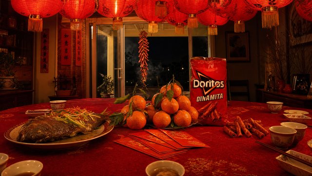 The New Year's Eve table