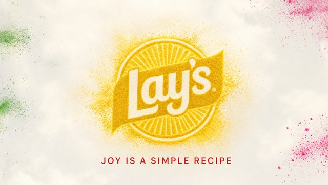 Yellow powder settling into the Lay's lockup