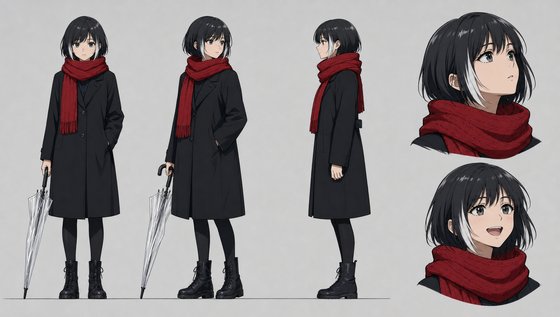 Noa model sheet