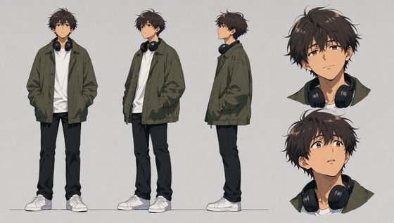 Ren model sheet